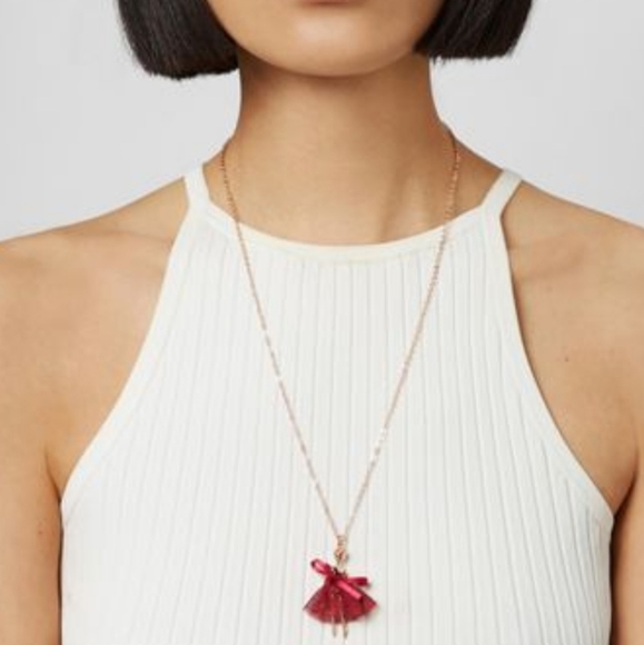 💥LAST 1💥NWT TED BAKER MINI BALLERINA NECKLACE - Picture 4 of 5